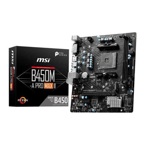 Placa Me Msi B450ma Pro Max Ii KaBuM