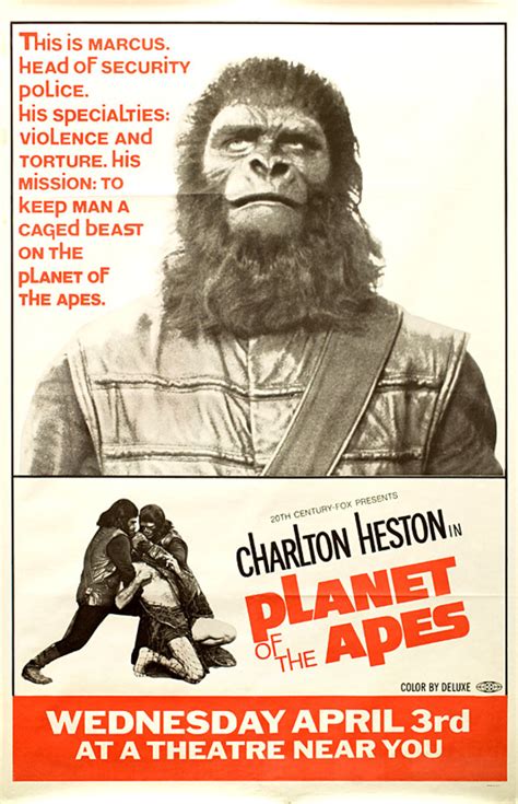 Planet of the Apes Original 1968 U.S. One Sheet Movie Poster ...