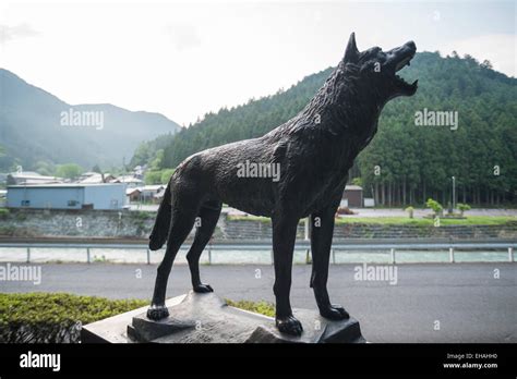 Wolf and the statue hi-res stock photography and images - Alamy