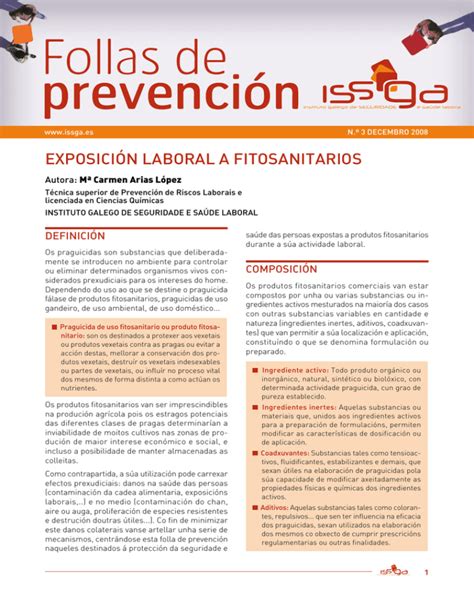 Enlace Externo En Nueva Ventana Exposici N Laboral A Fitosanitarios