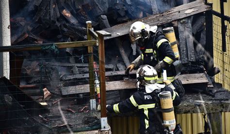 Une maison détruite par un incendie au lieu dit Limarie à Courpière