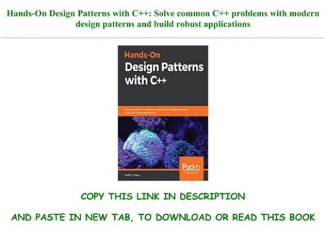 Pdf Download Hands On Design Patterns With C Solve Common C