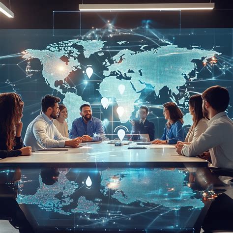 Free Global Business Meeting Image Business Technology Global