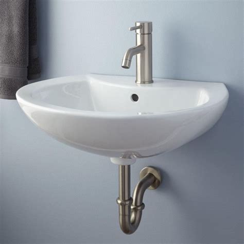 Belvidere Porcelain Wall-Mount Bathroom Sink - Wall-Mount Sinks ...