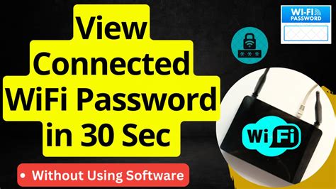 How To View Connected Wifi Password Wifi Password Show On Computer On