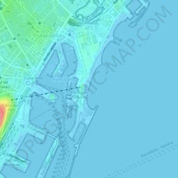 Sonriendo Armon A Sabor Dulce Mapa Topografico Barcelona Rebeli N Si Volc N