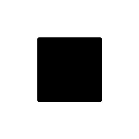 Black Medium Small Square Vector Svg Icon Svg Repo