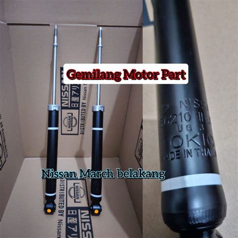 Jual Shockbreaker Shock Absorber Nissan March Belakang Original Merk