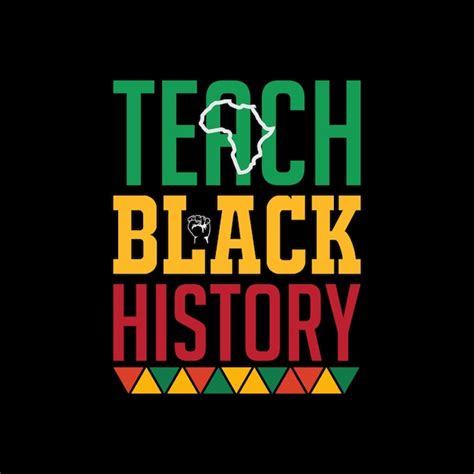 Premium Vector Typography Vintage Black History Month T Shirt Design