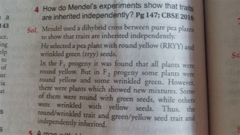 How Do Mendel Experiment Show That Traits Are Inherited Independently