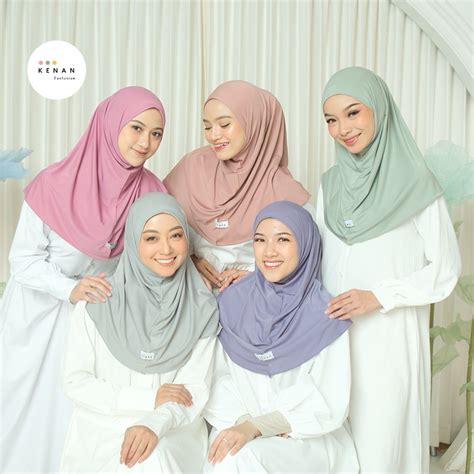 Jual KENAN HIJAB BERGO DAISY BERGO HAMIDAH POLOS NON PET BERGO