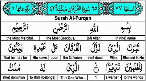 Ep Quran Tafseer Surah Al Furqan Ayat To Taimiyyah