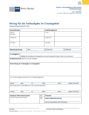 Ausfüllbar Online rhein neckar ihk24 L 1 2 Fax Email Drucken pdfFiller