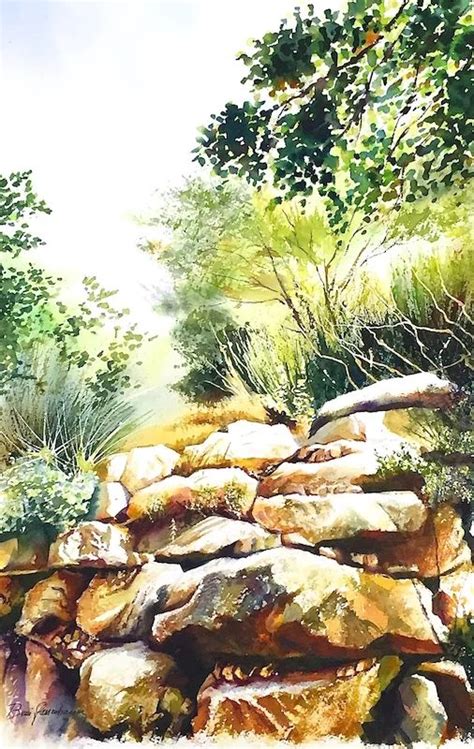 Beni Gassenbauer Watercolors Watercolor Landscape Paintings