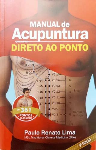 Livro Manual De Acupuntura Direto Ao Ponto 5 Edição Frete Grátis