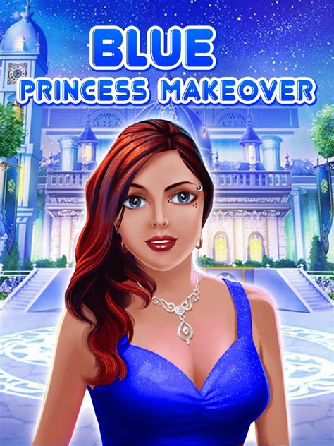 Blue Princess Makeup Salon Game