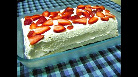 Descubrir 45 Imagen Como Hacer Pastel Frio De Fresas Con Crema