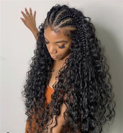 Hairdos For Curly Hair Cute Box Braids Hairstyles Braided Cornrow