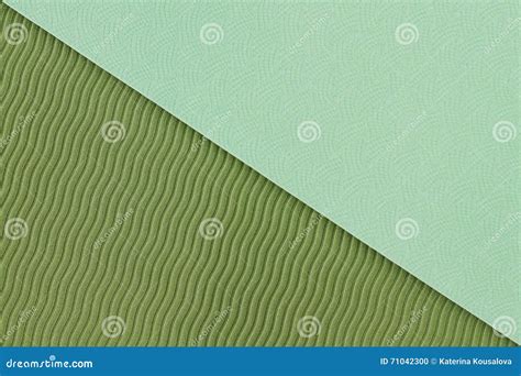 Green Yoga Mat Texture Stock Photo Image Of Exercise