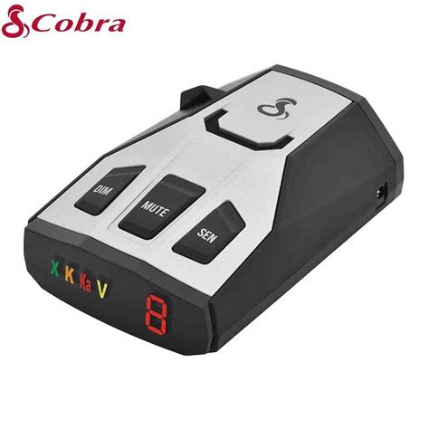 Cobra RAD 350 Laser Radar Detector Long Range False Alert Filter Black