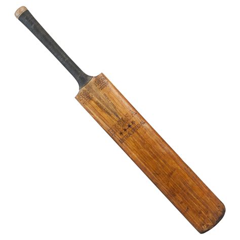 Vintage Gunn And Moore Cricket Bat At 1stdibs