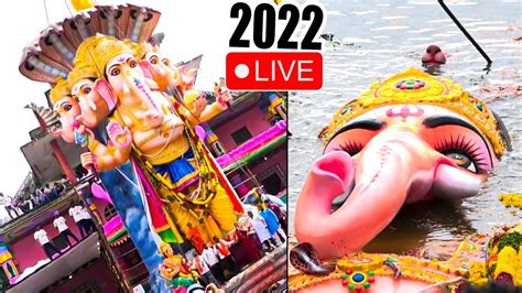 LIVE Khairatabad Ganesh Shobha Yatra Ganesh Nimajjanam 2022