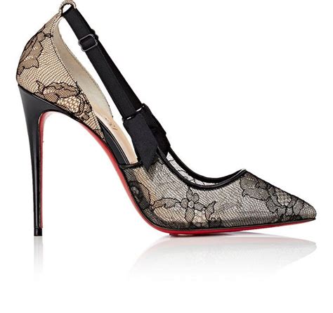 Christian Louboutin Hot Jeanbi Lace D Orsay Pumps