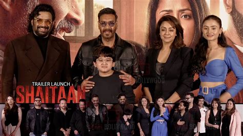 UNCUT Shaitaan Official Trailer Launch Ajay Devgn Jyotika R