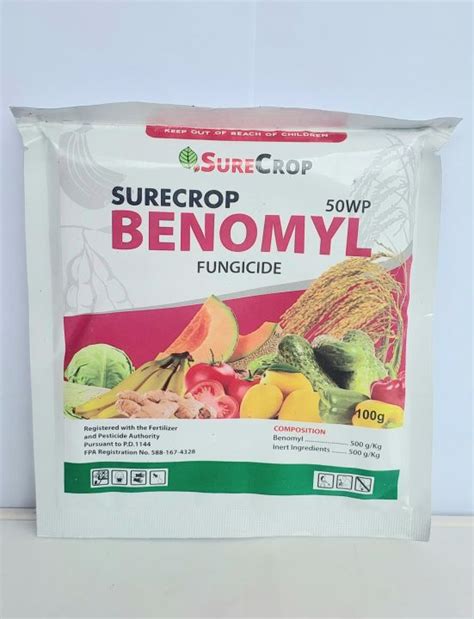 Benomyl 50w Fungicide 100 Grams Free T 25 Grams Insecticide