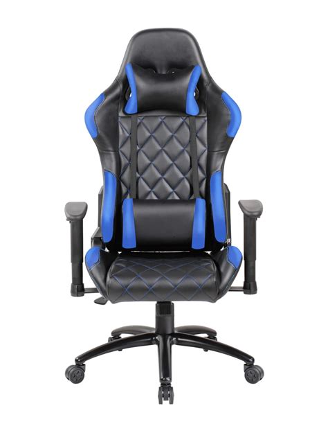 Silla Gamer Negra Azul