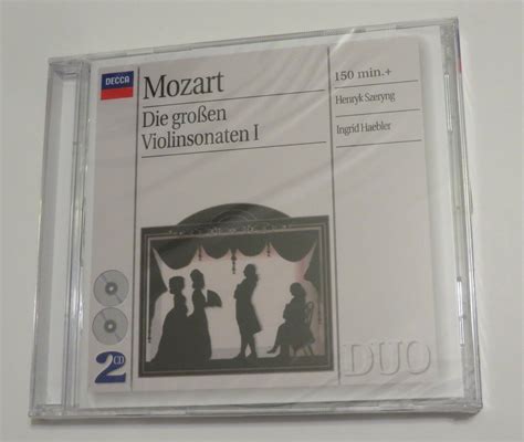 MOZART GREAT VIOLIN SONATAS VOL 1 NEW CD 28946218525 EBay