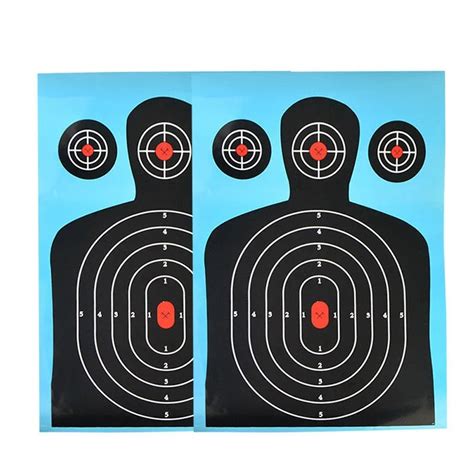 Splatter Shooting Targets Paper Splatterburst Targets Silhouette