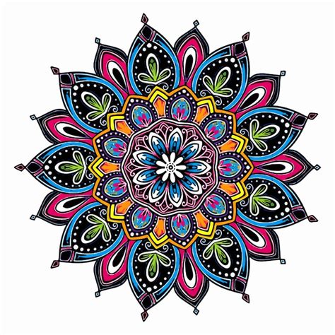 colorful mandala patterns