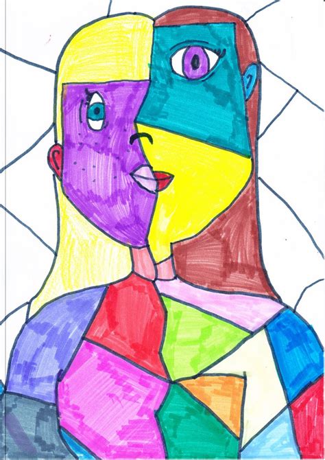 Cubist Self-Portraits (2018) – Mr. Kelleher's Art Gallery