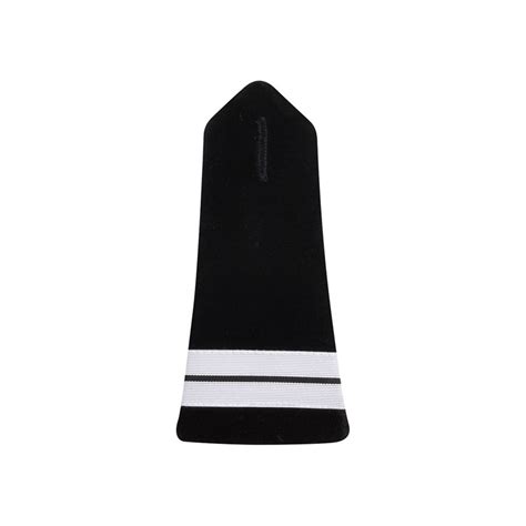 Patte D Epaule Lieutenant Pompiers Velours Boutonniere