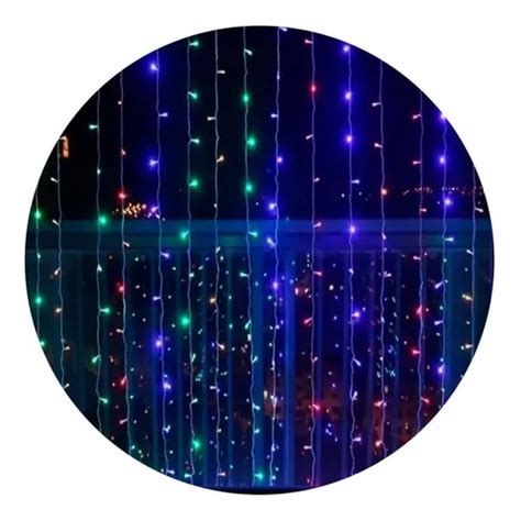 Cortina Luces Led Lluvia Estrellas Tiras X Metros