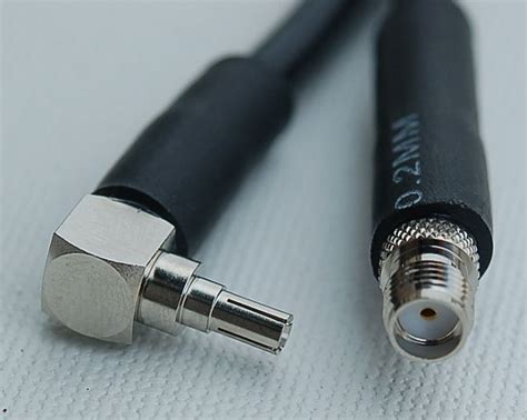 Crc Huawei Male To Rp Tnc Female Antenna Cable Feet Ca Black