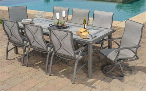 Sunvilla Hayden Piece Sling Dining Set Original Rrp Vat