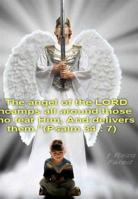 Psalm 34:7 ~ the angel of the LORD encamps all around those who fear Him... | Word of god ...