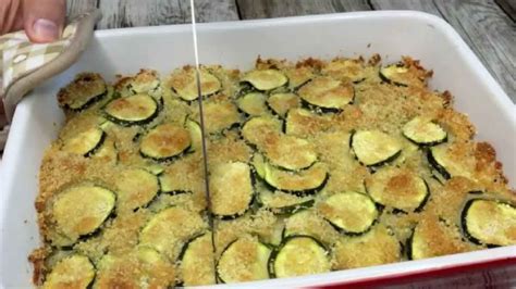 Courgettes Gratinées Au Jambon Et Au Fromage Croustillantes Et Délicieuses