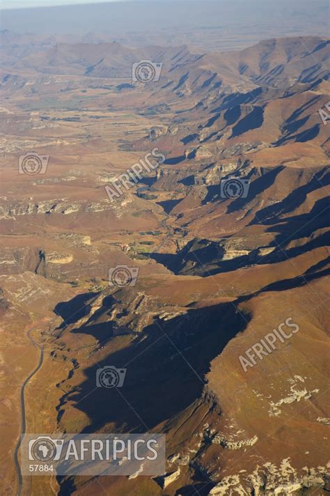 AFRIPICS - Aerial view of Golden Gate Highlands National Park.