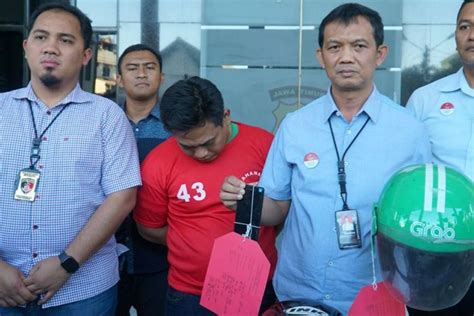 Foto Driver Ojol Di Surabaya Yang Lecehkan Penumpangnya Ditangkap