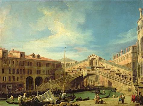 View of the Rialto at Venice (View of the Rialto Bridge from the South ...