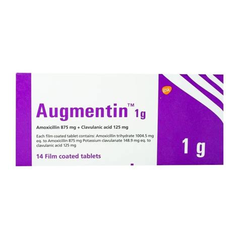 Augmentin 1 gm - 14 Tablets | Tdawi UAE