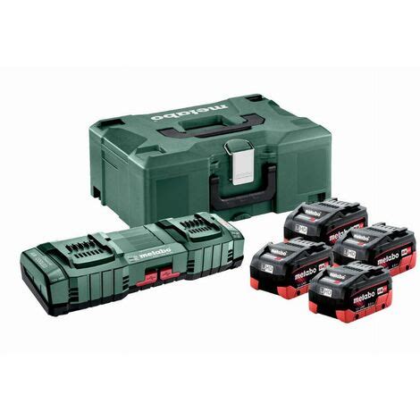 Energy Pack 18V METABO 4 Batt 8 0 Ah LiHD Carg ASC 145 Duo MetaBox