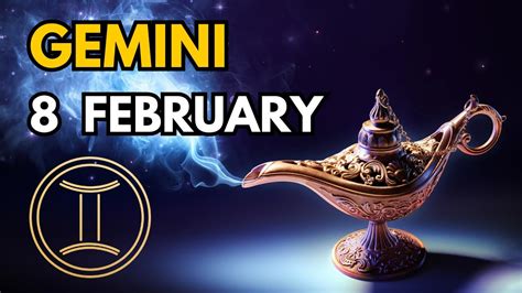 🤗 𝐀 𝐖𝐨𝐧𝐝𝐞𝐫𝐟𝐮𝐥 𝐋𝐮𝐜𝐤𝐲 𝐃𝐚𝐲 Daily Horoscope Gemini ♊ February 8 2024 Youtube