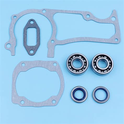 Muffler Cylinder Gasket Crankshaft Oil Seals Fit For Husqvarna