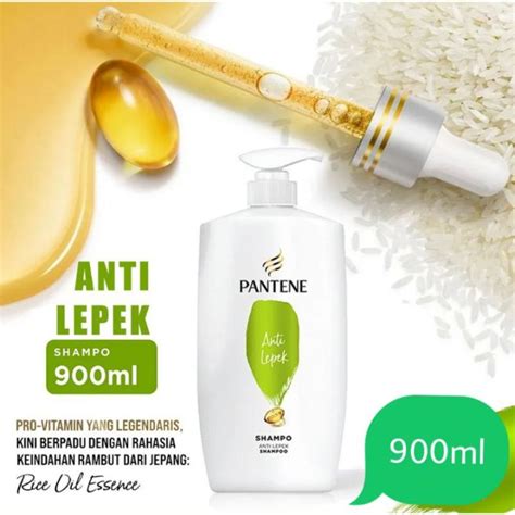 Pantene Shampoo Anti Lepek 900ml Shampo Pantene Anti Lepek Lazada