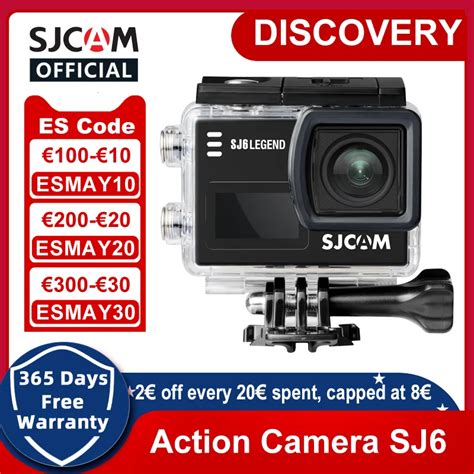 SJCAM SJ6 LEGEND Original Cámara de acción 4K Wifi 30M a prueba de