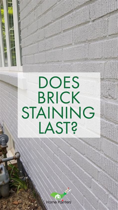 Not Only Does Brick Staining Work To Maintain The Original Aesthetics